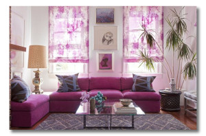 Pantone Color of the Year - Radiant Orchid for Interior Design