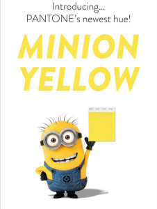 PANTONE's+Minion+Yellow+-+The+newest+hue+in+Pantone's+official+color+line+up,+inspired+by+Despicable+Me!